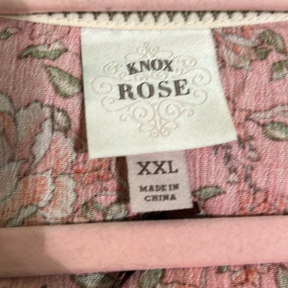 Knox rose v-neck coral floral mini dress - Picture 4 of 6